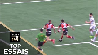 TOP Essais de la J24  TOP 14  Saison 20172018 [upl. by Ahtenak171]