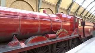 Kings Cross Station Hogwarts Express Tour at Universal Studios Florida in Orlando Soft Opening [upl. by Tiphane]