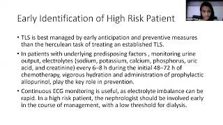 Tumour Lysis Syndrome  April 2023 [upl. by Anekahs]