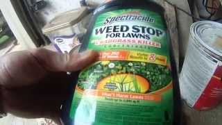 spectracide weed killer crabgrass killer review [upl. by Eiser480]