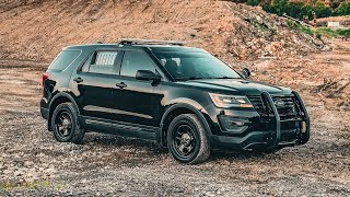 POLICE CAR REVIEW 2016 Ford Police Interceptor Utility Review FULL EQUIPPED  Features  060 [upl. by Laekim]