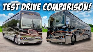 Million Dollar Prevost Motorcoach Test Drive Comparison 11 years apart [upl. by Reginald]