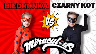 MIRACULOUS BIEDRONKA I CZARNY KOT 🤩 CHALLENGE 😉 [upl. by Akirahs]