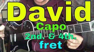 David  Cody Jinks  Guitar Lesson w capo by Mike Ruggirello [upl. by Teiv]