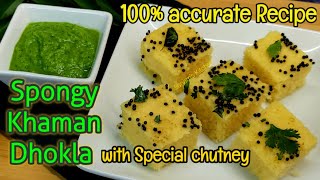 Perfect Nylon Khaman with Tips amp Tricks  કંદોઈ જેવા નાયલોન ખમણ માપ સાથે  Soft Nylon Khaman Recipe [upl. by Zia677]