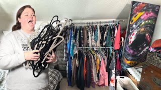 drowning in clothes 👚 Danis HUGE Closet Declutter [upl. by Anidene]