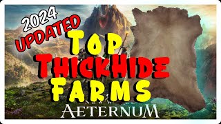 Where to farm thick hide FAST in New World Aeternum 2024 [upl. by Khai]