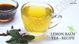 How To Make Lemon Balm Tea  Recipe  Bowl Of Herbs [upl. by Nauqad855]