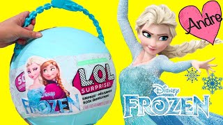 Bola gigante DIY de Frozen Elsa y Anna  Muñecas y juguetes [upl. by Nimaj]