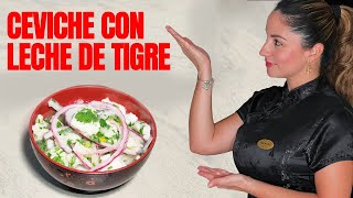 Ceviche con Leche de Tigre [upl. by Rodenhouse]