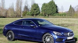 Essai Mercedes Classe C Coupé 220d 9GTronic Sportline 2016 [upl. by Annatnom]