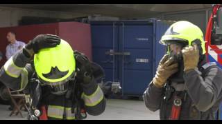 Fire department The Netherlands  practical test breathing air  Praktijktest ademlucht [upl. by Henigman678]