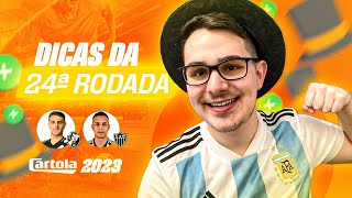 DICAS 24 RODADA  CARTOLA FC 2023  HULK OU PAULINHO [upl. by Flann]