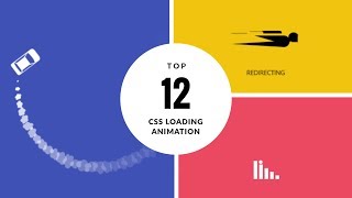 12 Cool CSS Loading Animation You must see  Html Css Javascript Effects amp Animations [upl. by Coriss850]