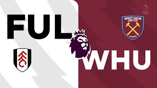 202425 Premier League EAFC 25  Matchweek 4  FUL v WHU [upl. by Ylle]