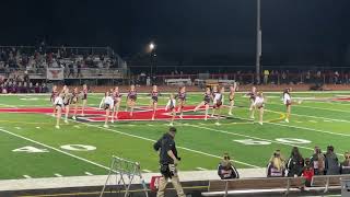 2024 Senior Night for the Yorkville High School Varsity Poms Halftime 101824 [upl. by Nautna]