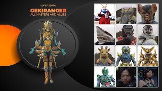 Gekiranger All Masters and Allies [upl. by Nelyk440]