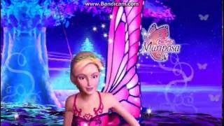 Opening to Barbie Mariposa and her ButterflyFairy Friends DVD Menu USA [upl. by Nalniuq]