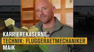 Fluggerätmechaniker Maik  KarriereKaserne Technik [upl. by Garfinkel]