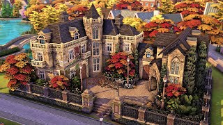 Autumnal Edinburgh Apartments  The Sims 4 Speed Build [upl. by Shina]