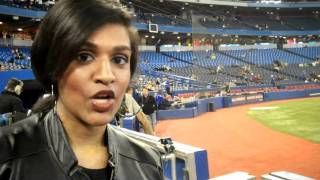 Roveena  Backstage Pass  National Anthems  Rogers Centre [upl. by Eenal]