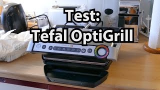 Test OptiGrill von Tefal Grill Review deutsch Modell GC702D von Caulius probiert es aus [upl. by Felipa]