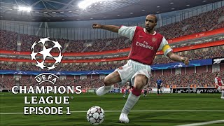 PES 6  UEFA Champions League 0607 Episode 1 [upl. by Ecyarg968]