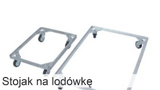 Stojak na lodówkę metalowa szafka na kółkach [upl. by Lipkin]