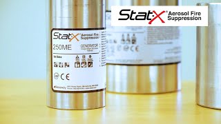 StatX® Condensed Aerosol Fire Suppression wwwstatxcom [upl. by Bough292]