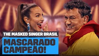 Popó é DESMASCARADO e SURPREENDE TODO MUNDO  The Masked Singer Brasil  Música Multishow [upl. by Nyltyak]