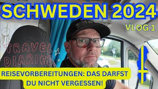 Schweden Anreise 2024 🇸🇪 Vorbereitung Wohnmobil  Landweg Storebelt Öresundbrücke Maut roadtrip [upl. by Elizabet]