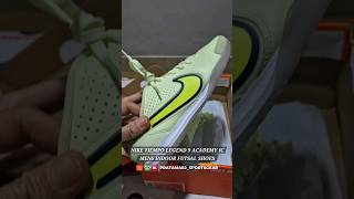 NIKE TIEMPO LEGEND 9 ACADEMY IC INDOOR FUTSAL LEATHER SHOES nikefutsal niketiempo futsal [upl. by Selina]