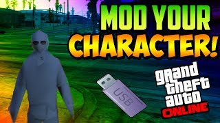 GTA 5 Online  How to quotMOD YOUR CHARACTERquot In GTA 5 Online GTA 5 113 Mods USB Tutorial [upl. by Nadbus]