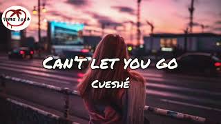 Cueshé  Can’t Let You Go LyricVideo [upl. by Morvin]