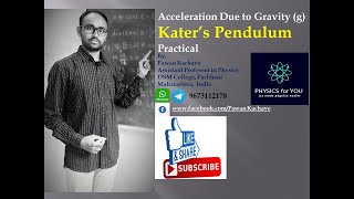 Katers Pendulum Acceleration Due To Gravity Determination [upl. by Yrrej705]