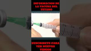 Información De La Vacuna Del Tetano ▸ En Que Consiste El Tetano [upl. by Ru]