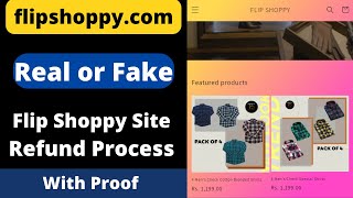 Flipshoppy Real or fake  Flipshoppycom site review  Refund Process  Order Cancel  Return [upl. by Lleuqram214]