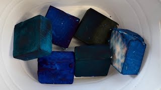 Green teal and blue deep dyed gym chalk blocks [upl. by Jeffry242]