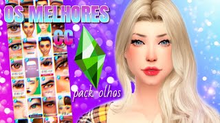 💕 PACK DE OLHOS E CÍLIOS  The Sims 4 download [upl. by Katharine]