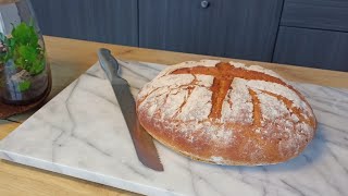 MA MEILLEURE MICHE DE PAIN COMPLET MAISON  5 INGREDIENTS [upl. by Marabelle]