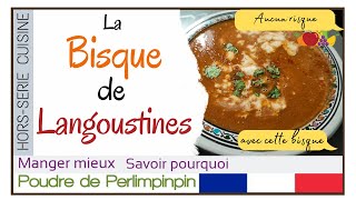 🇫🇷 Comment faire une BISQUE de LANGOUSTINES 🌊 [upl. by Winfield486]