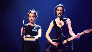 PJ Harvey amp Björk cover the Rolling Stones quotI Cant Get No Satisfactionquot at the BRIT Awards 1994 [upl. by Kakalina]