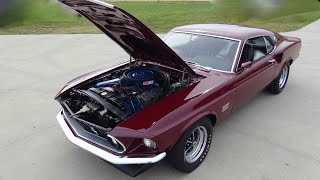 Driving a 1969 Mustang Boss 429 from the Bob Marvin Collection at “The Shed” in Warroad Minnesota [upl. by Artie]