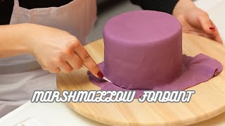 How to Make Marshmallow Fondant  Marshmallow Fondant Recipes  Baking Basic [upl. by Eintirb]