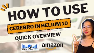 Helium 10 Cerebro  Beginners Tutorial [upl. by Jada]