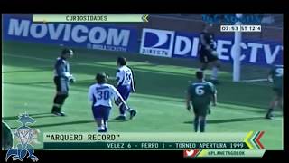 Chilavert record Guinness único arquero en convertir un hattrick [upl. by Aleek]