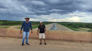 MOSTRANDO O CANAL DA TRANSPOSIÇÃO DO RIO SÃO FRANCISCO ENTRE PENAFORTE E JATI CEARÁ [upl. by Jeritah]