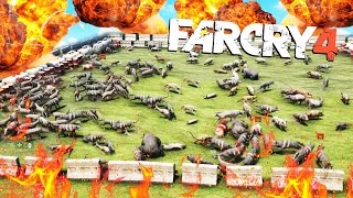 EL CORRAL DE ANIMALES LOCOS  FAR CRY 4 [upl. by Yetah845]