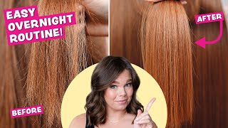 Wake Up to Gorgeous Hair Overnight  Pro Tips from a Hairstylist [upl. by Tertia]