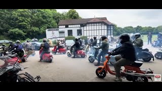 Liverpool Lost Boys Scooter Club  Scoots In The Park 2024  Sefton Park Cricket Club Liverpool [upl. by Eenaj]